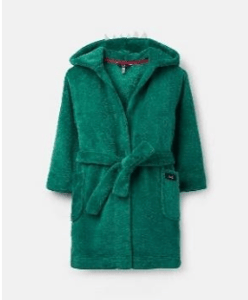 207961-TURTLGREEN Green robe  100% polyester XS, S, M, L